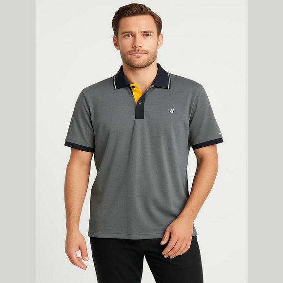 IZOD Other - IZOD Polo Shirt Men's Large Gray Navy